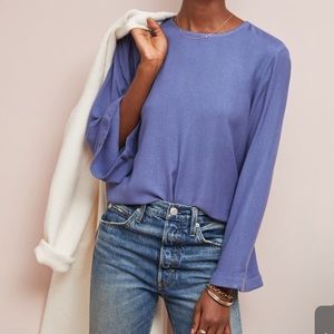 Cloth and Stone for Anthropologie Bell-Sleeved Top